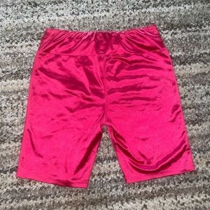 Neon Pink Biker Shorts